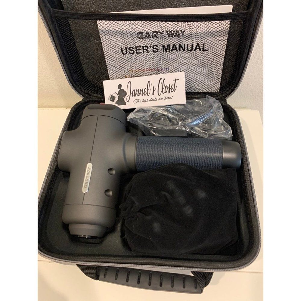 Massage Gun Deep Tissue Muscle with 9 Head Attachments – Handheld, Porta…